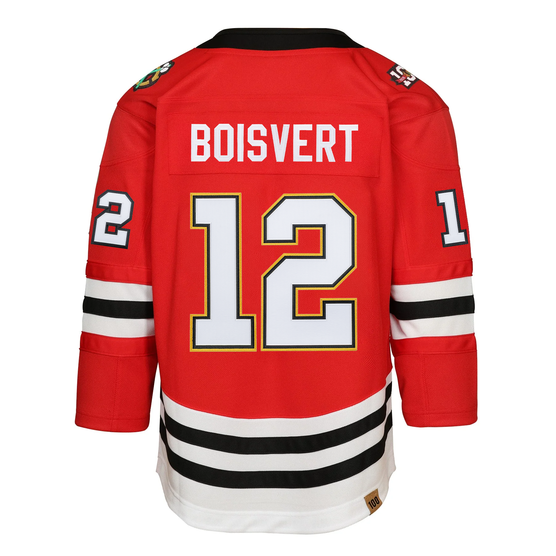 BayStars ユニフォーム T.IISHII 5 Youth Chicago Blackhawks Centennial Sacha Boisvert Premier Jersey