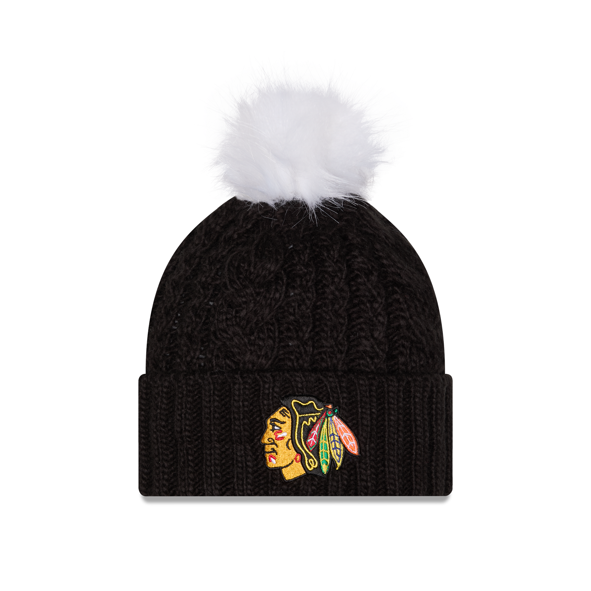 New Era Youth Chicago Blackhawks Double Pom Knit Hat – CBH Shop