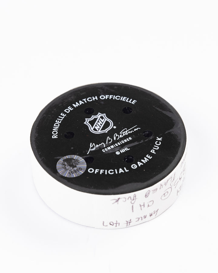 Game-Used Puck 12/4/24 15960