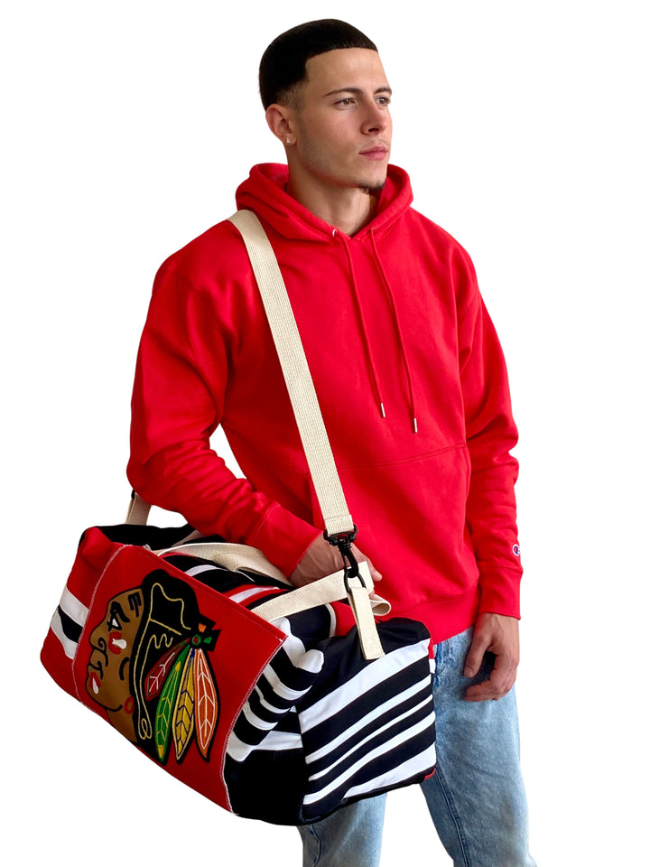 Refried Chicago Blackhawks Large Duffle Bag