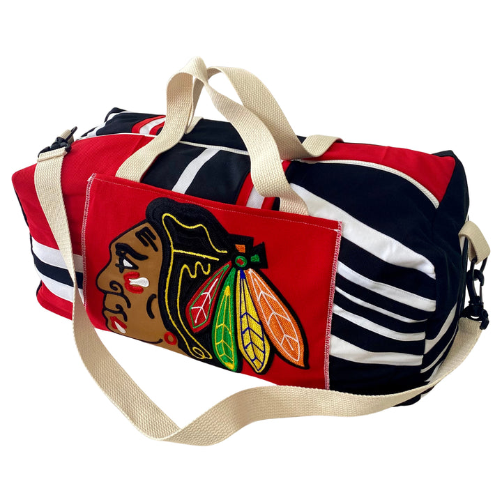 Refried Chicago Blackhawks Large Duffle Bag