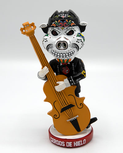 Rockford IceHogs Day of the Dead bobblehead - front lay flat