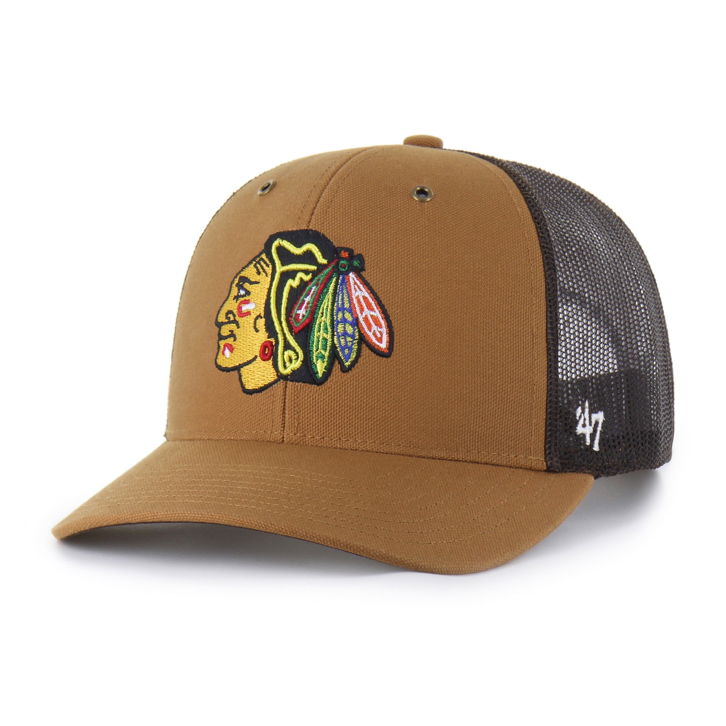 47 Carhartt Brown Chicago Blackhawks Trucker – CBH Shop