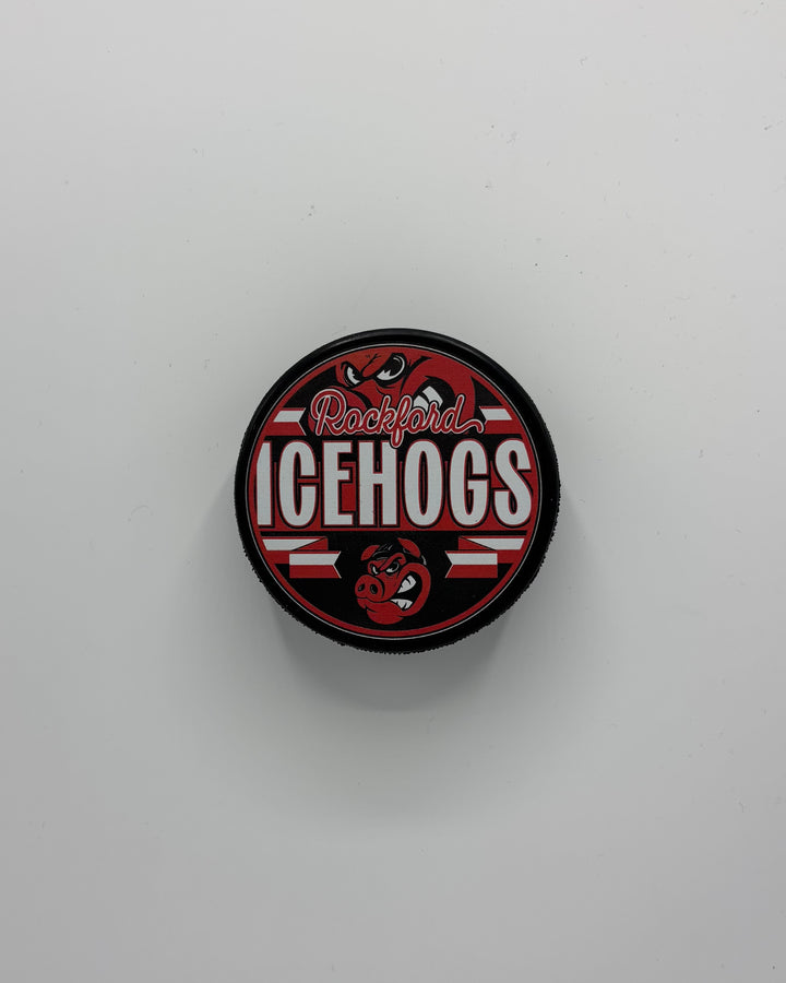 Rockford IceHogs Ribbon Puck