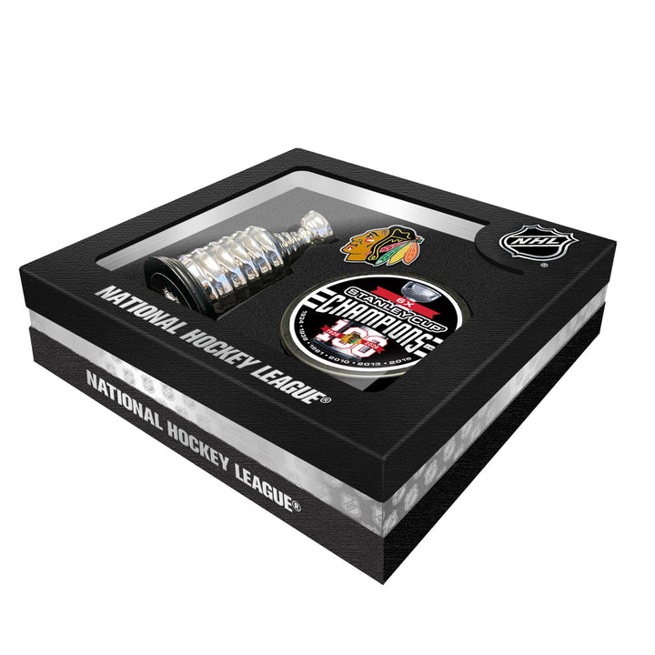 Chicago Blackhawks Centennial Gift Set 2 Pucks