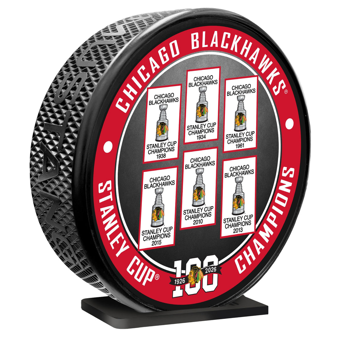 Chicago Blackhawks Centennial MEGA Puck Banners