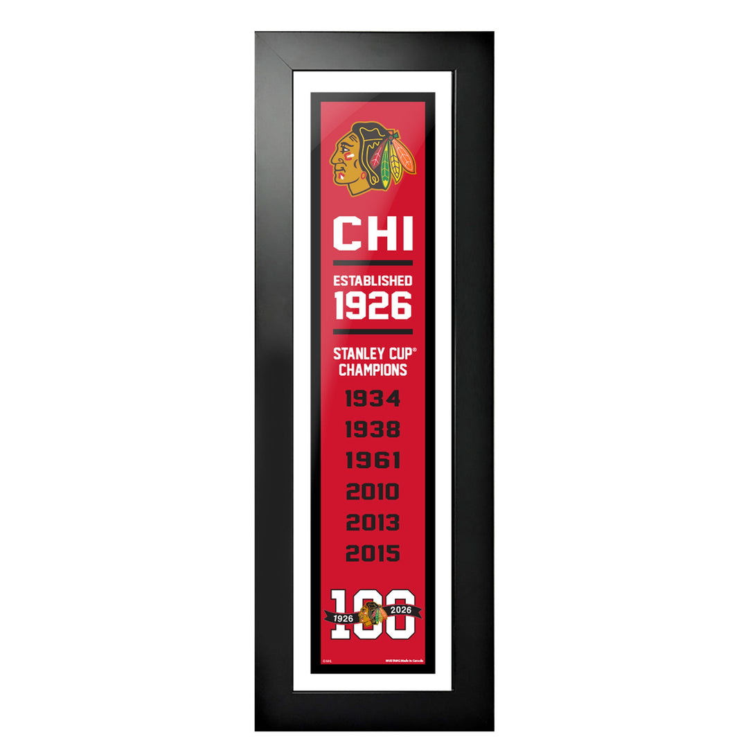 Chicago Blackhawks Centennial Frame Dynasty