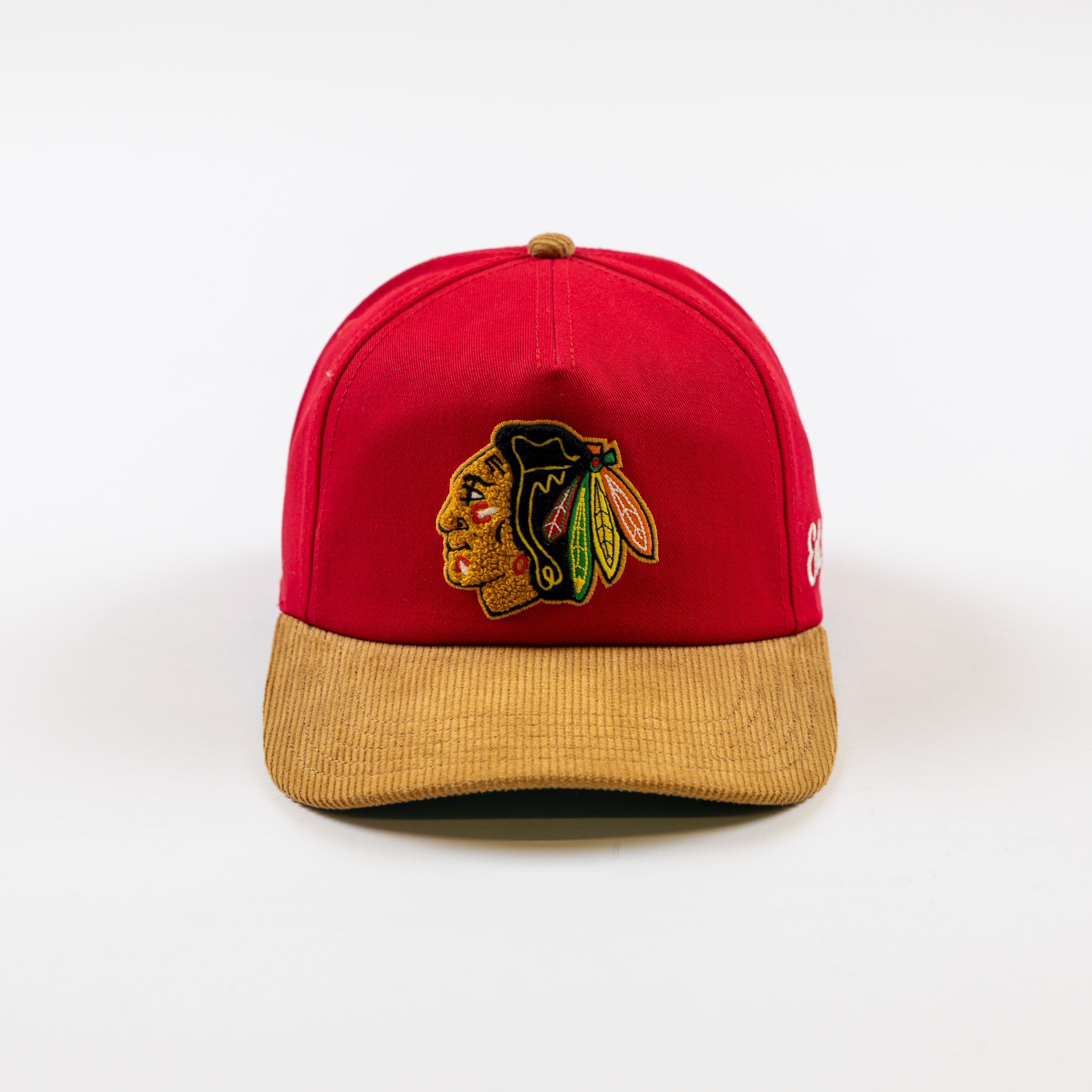 American Needle Chicago Blackhawks Centennial Chenille Corduroy