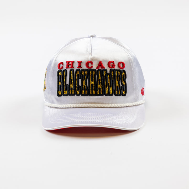 '47 Chicago Blackhawks Women's Centennial Satin Hitch Hat