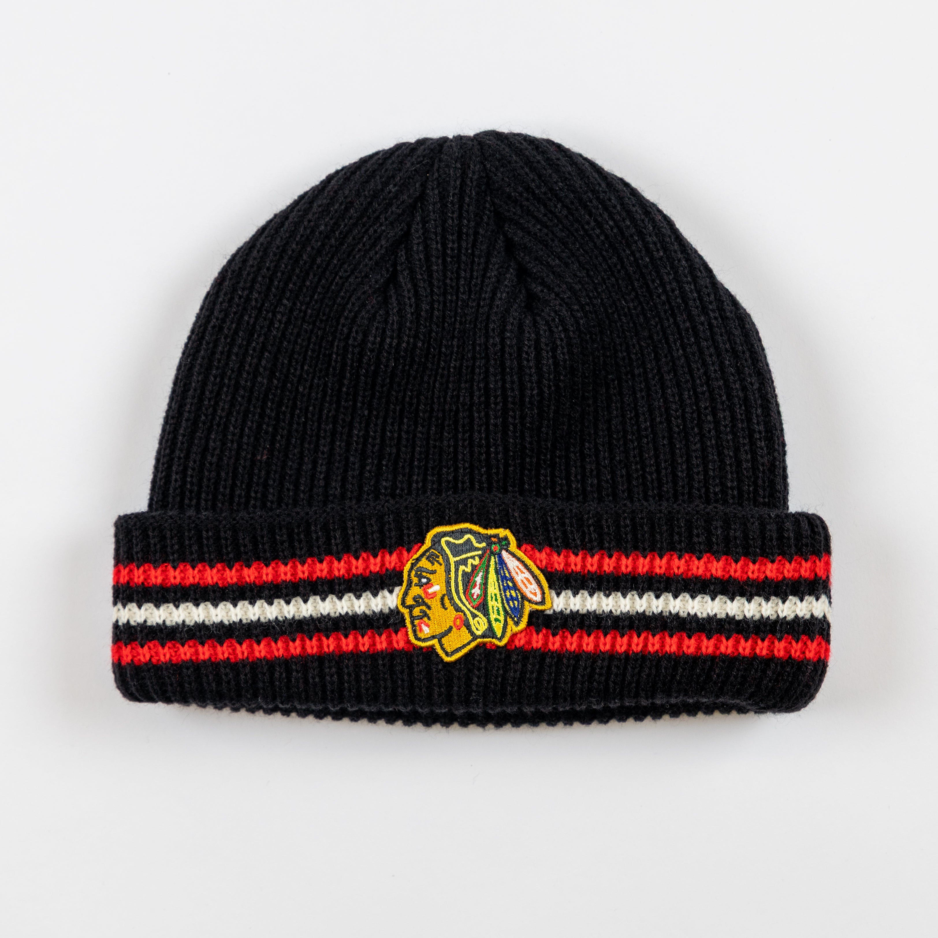 American Needle Chicago Blackhawks Centennial Fisher Knit Hat
