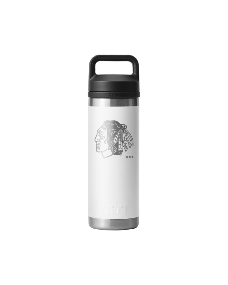 YETI Chicago Blackhawks White 18 oz Rambler Water Bottle – CBH Shop