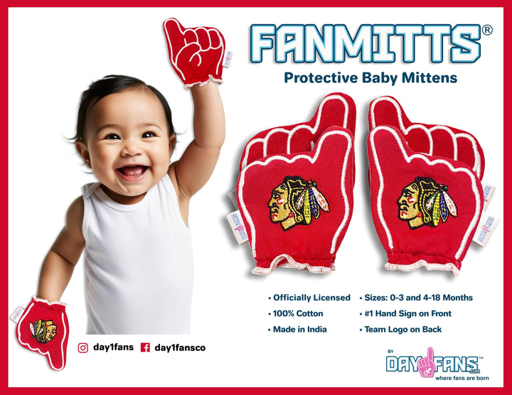 Day1Fans Chicago Blackhawks FanMitts