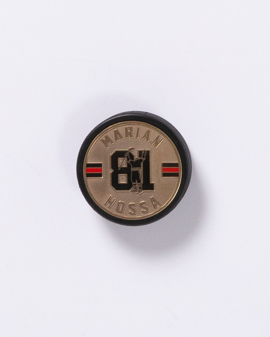 Mustang Chicago Blackhawks Marian Hossa Medallion Puck