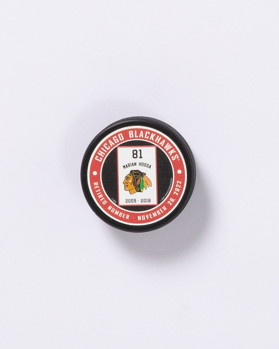 Mustang Chicago Blackhawks Banner Series Marian Hossa Puck