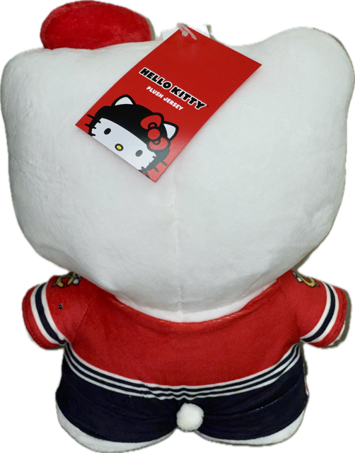 Chicago Blackhawks Plush 10" Hello Kitty Jersey