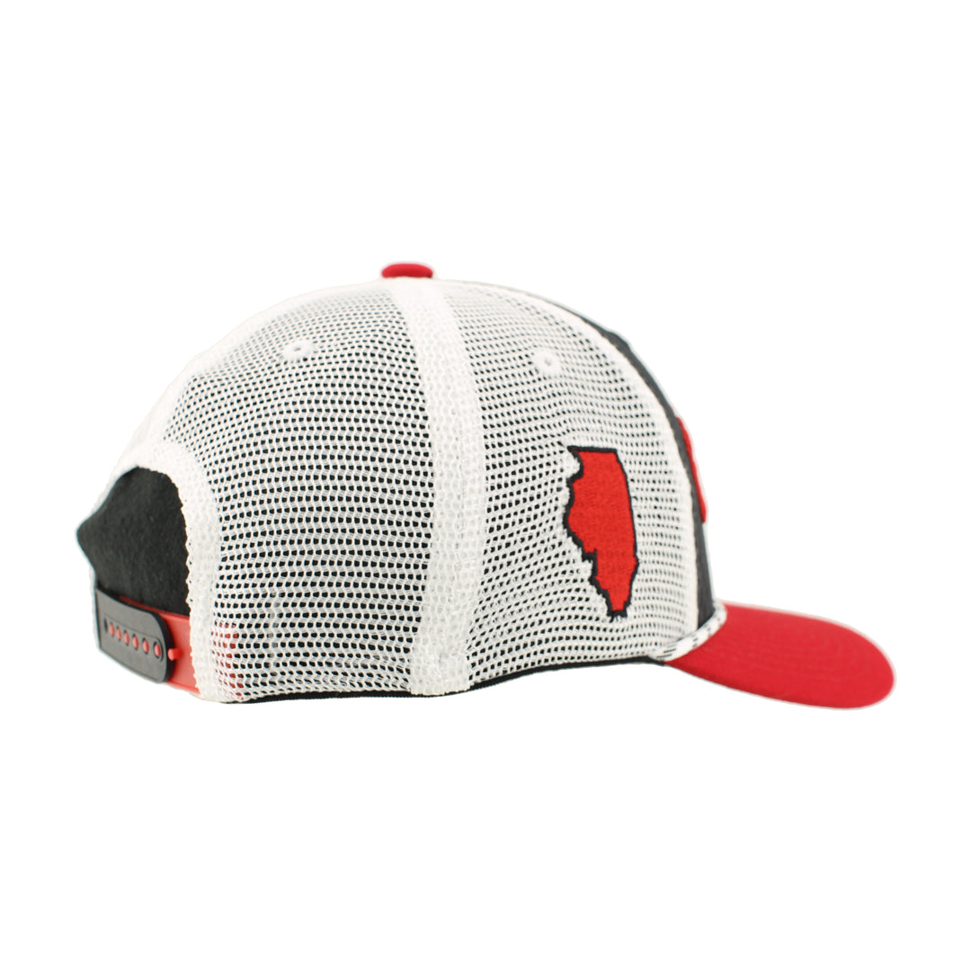 Zephyr Chicago Blackhawks Skate Lace Netting Trucker