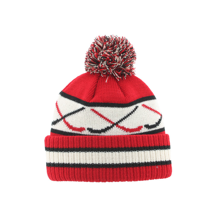 Zephyr Chicago Blackhawks Cross Check Knit Hat