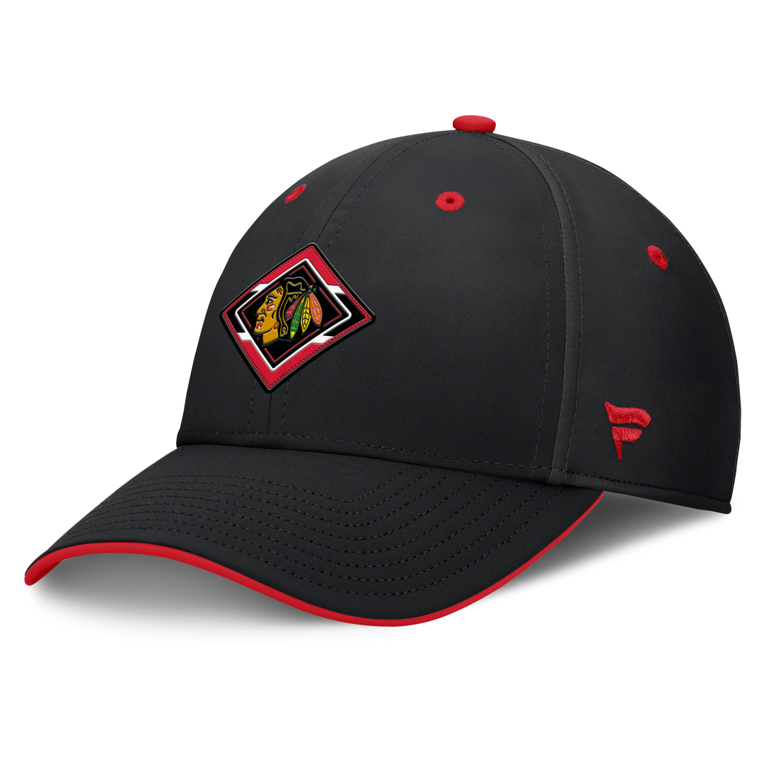 Fanatics Chicago Blackhawks Rink Stretch Fit Hat