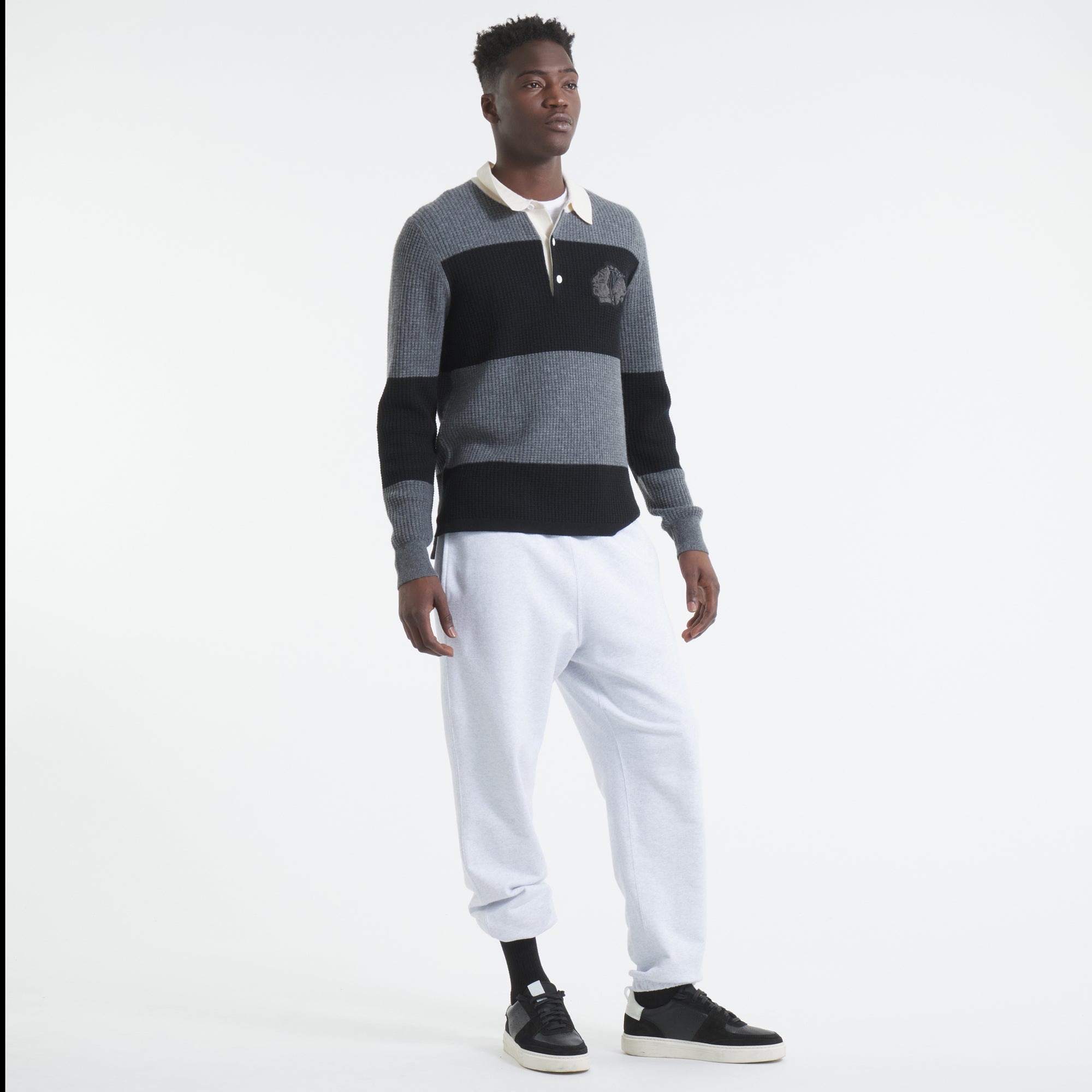 Todd Snyder x Chicago Blackhawks Cashmere Rugby Polo Sweater – CBH