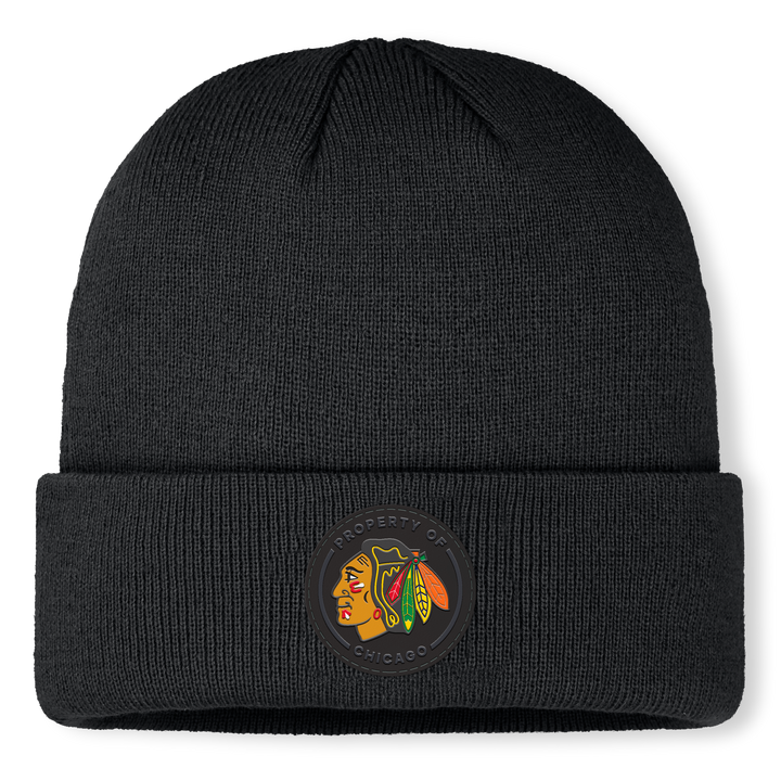 Fanatics Chicago Blackhawks Authentic Pro Cuffed Beanie