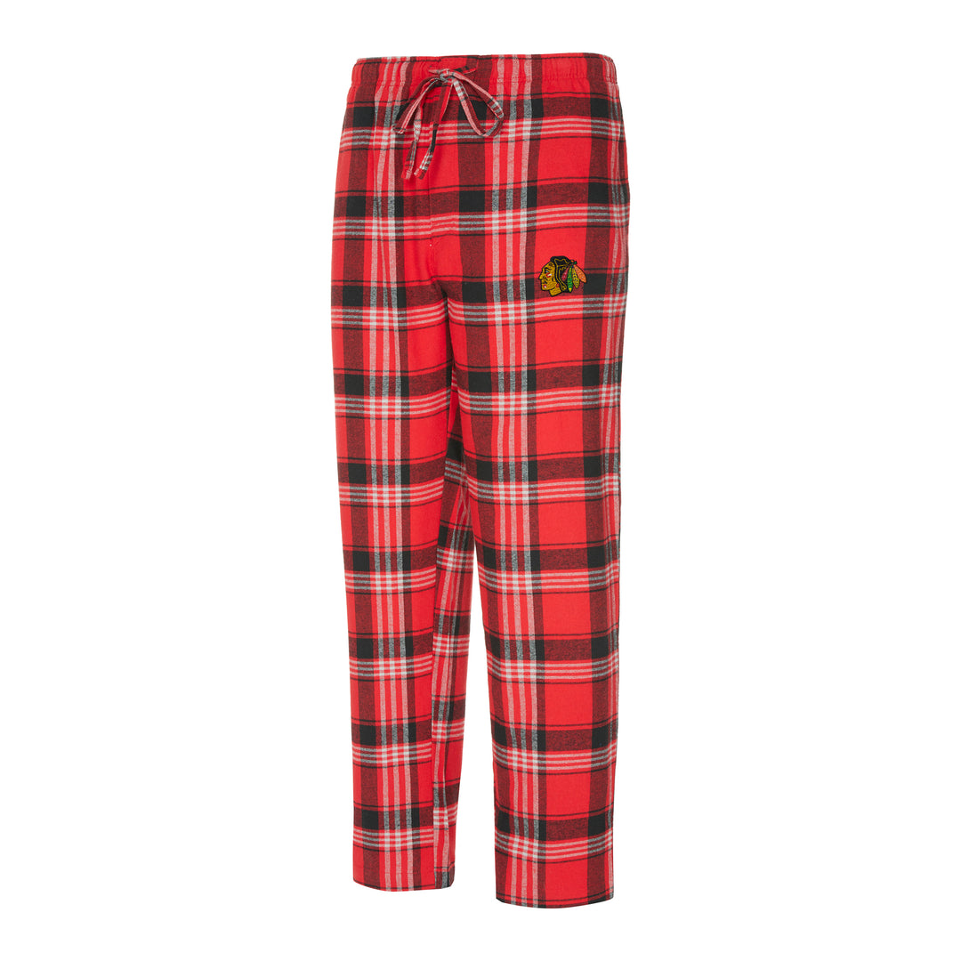 Concept Sports Chicago Blackhawks Region Plaid Pajama Pants