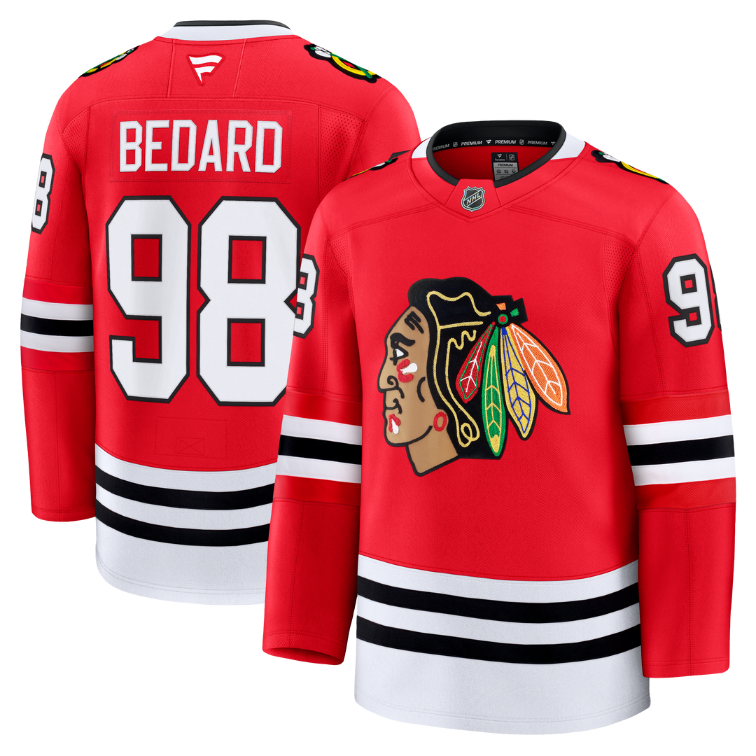 Fanatics Chicago Blackhawks Connor Bedard Premium Home Jersey