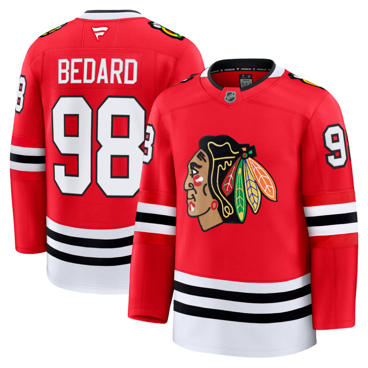 Fanatics Chicago Blackhawks Connor Bedard Premium Home Jersey