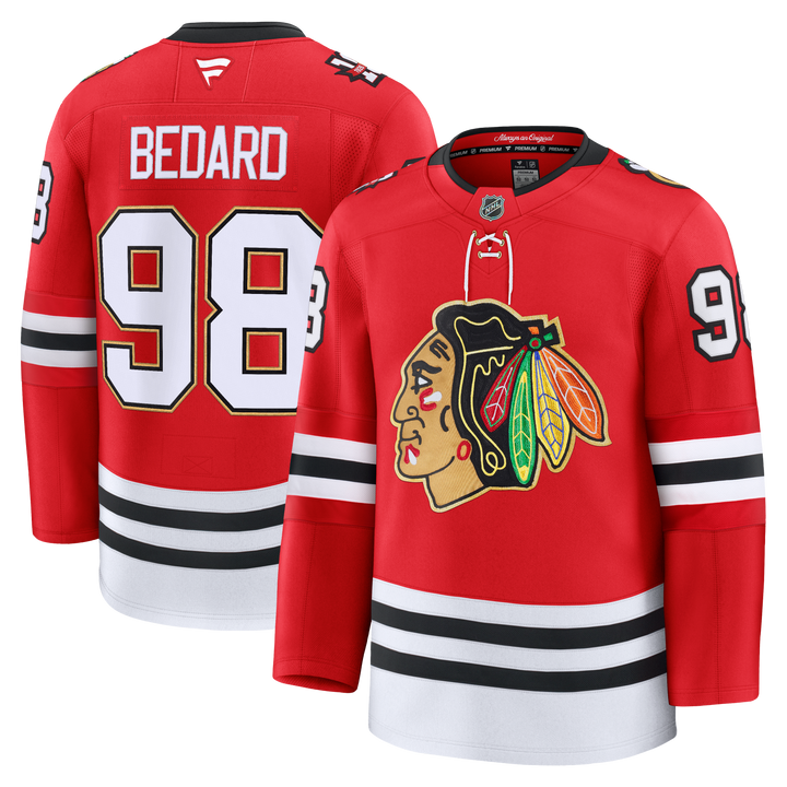 Fanatics Chicago Blackhawks Centennial Premium Bedard Jersey