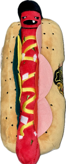 Chicago Blackhawks Plush Chicago-Style Hot Dog