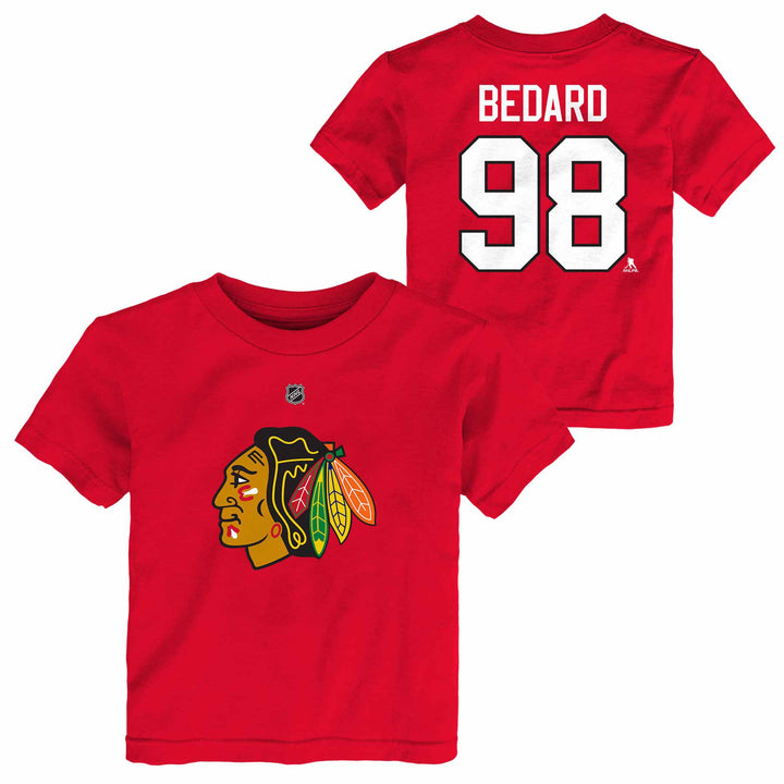 Outerstuff Connor Bedard Chicago Blackhawks Toddler Player Tee