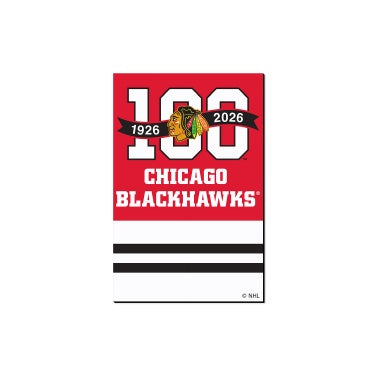 Chicago Blackhawks 100th Year Anniversary Magnet