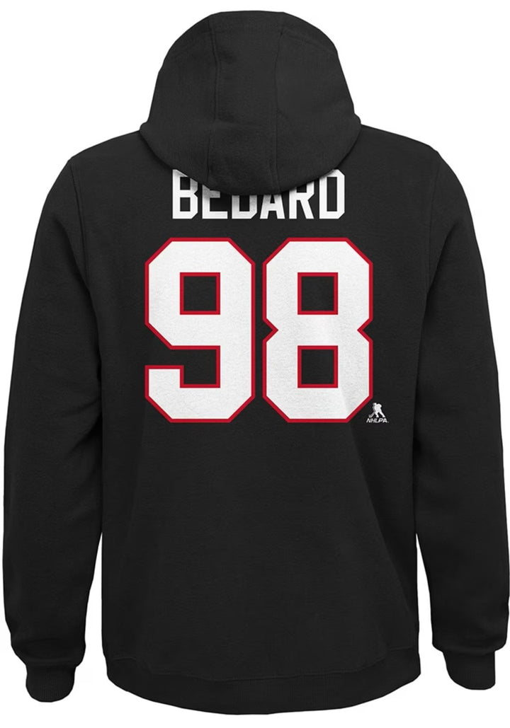 Outerstuff Connor Bedard Chicago Blackhawks Youth Player Hoodie