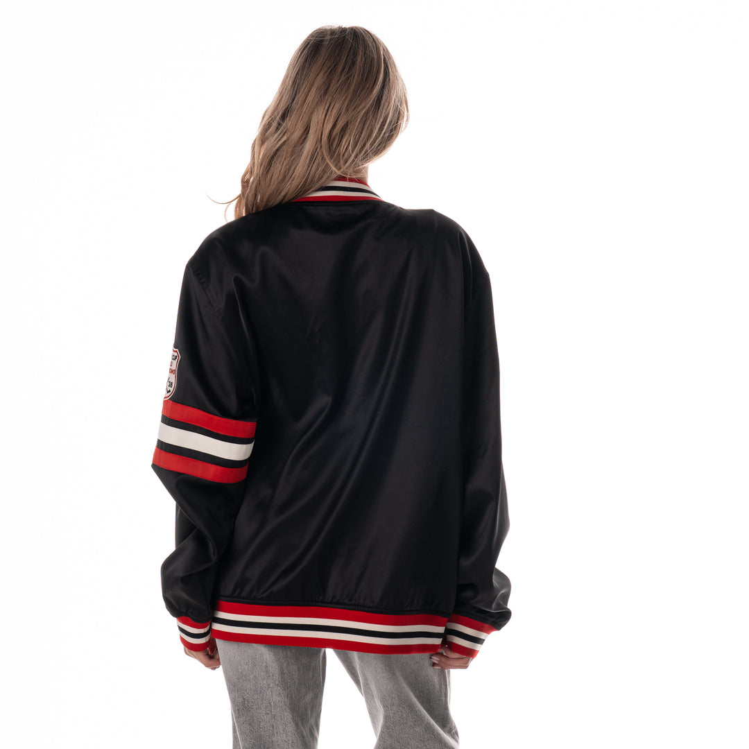 Wild Collective Chicago Blackhawks 1937-38 Champs Satin Bomber