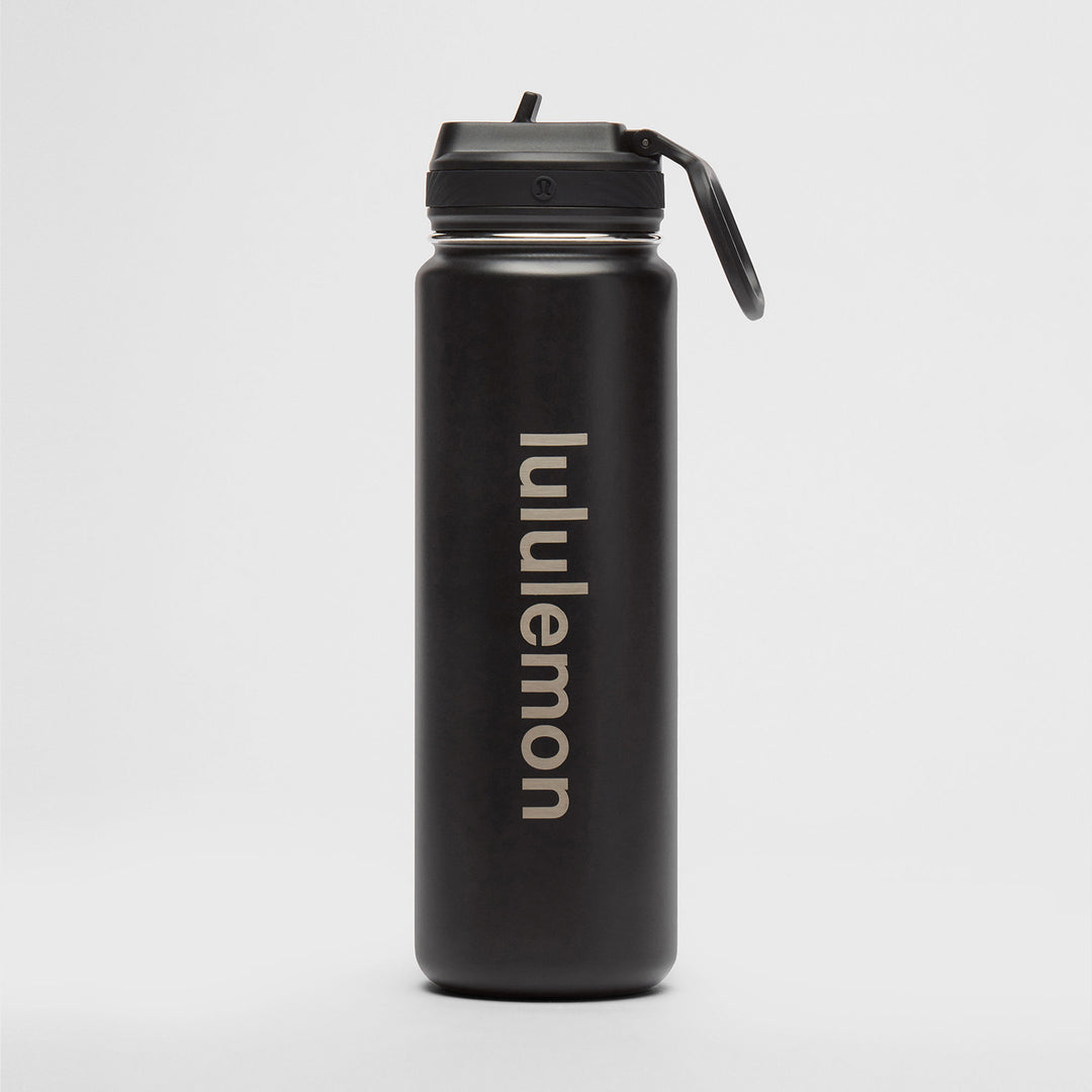lululemon Chicago Blackhawks Back to Life Sport Bottle 24oz Straw Lid