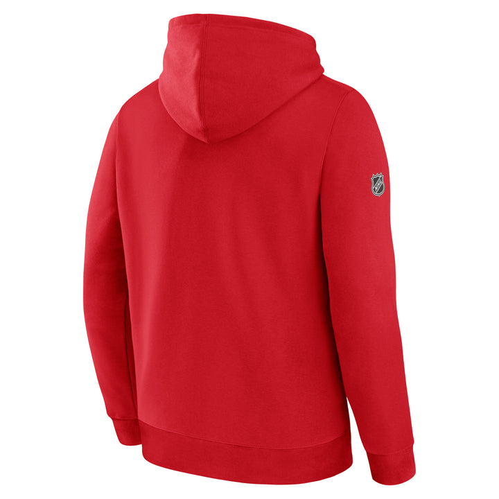 Fanatics Chicago Blackhawks Red Centennial Fleece Pullover Hoodie