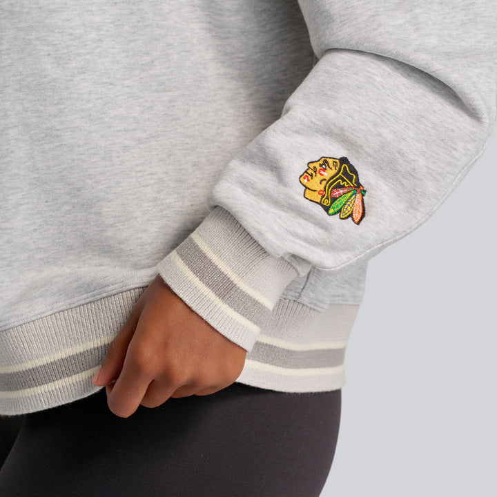 lululemon Chicago Blackhawks Perfectly Oversized Ringer Crew