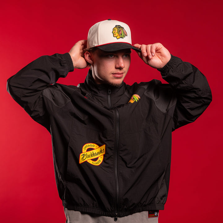 lululemon Chicago Blackhawks Oversized Nylon Track Jacket