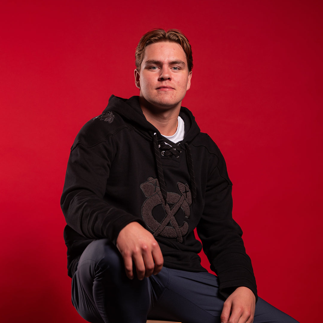Blackhawks Originals Blackout Hockey Hoodie