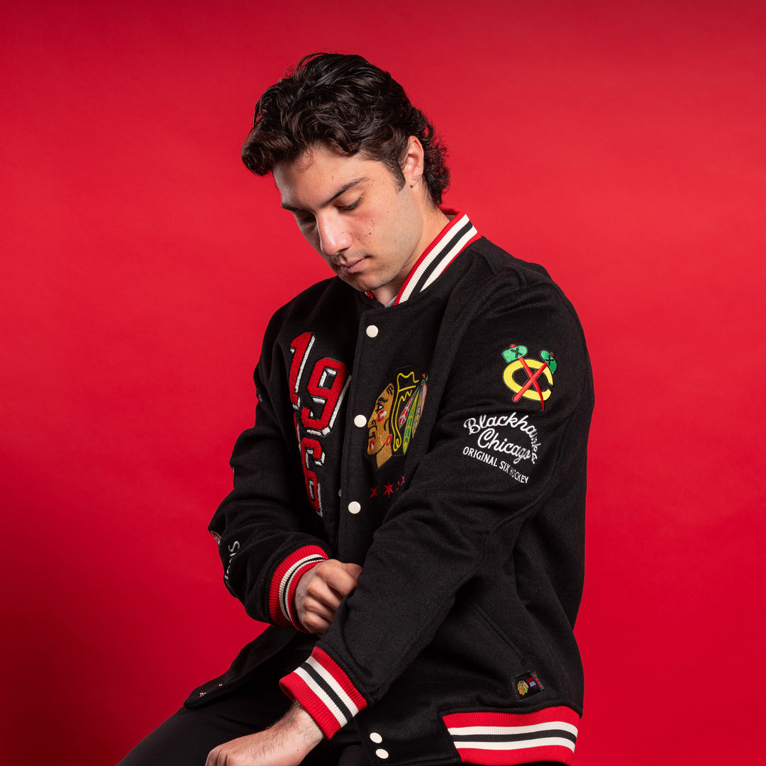 Blackhawks Originals Wool Varsity Jacket