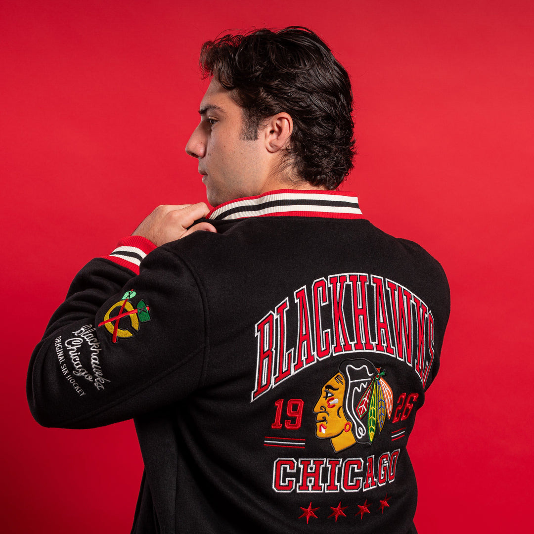 Blackhawks Originals Wool Varsity Jacket