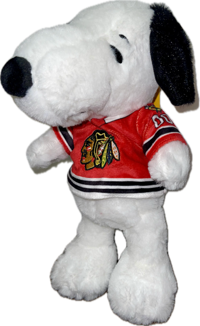 Chicago Blackhawks Plush 10" Snoopy Jersey