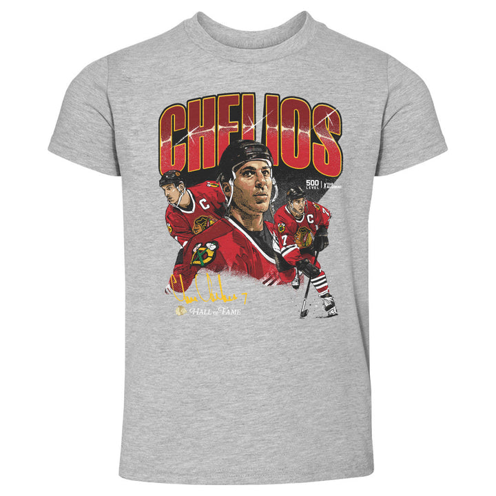 Chris Chelios Chicago Blackhawks Collage Toddler T-Shirt