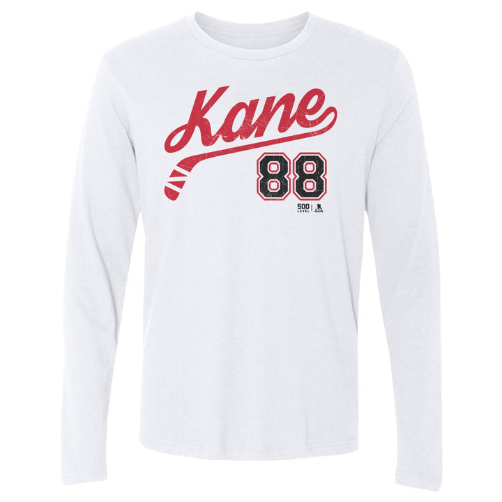 Chicago Blackhawks Patrick Kane Script Long Sleeve Tee