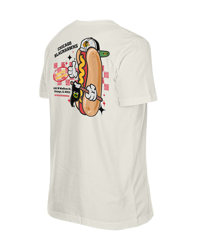 New Era Chicago Blackhawks Game Day Hotdog Tee