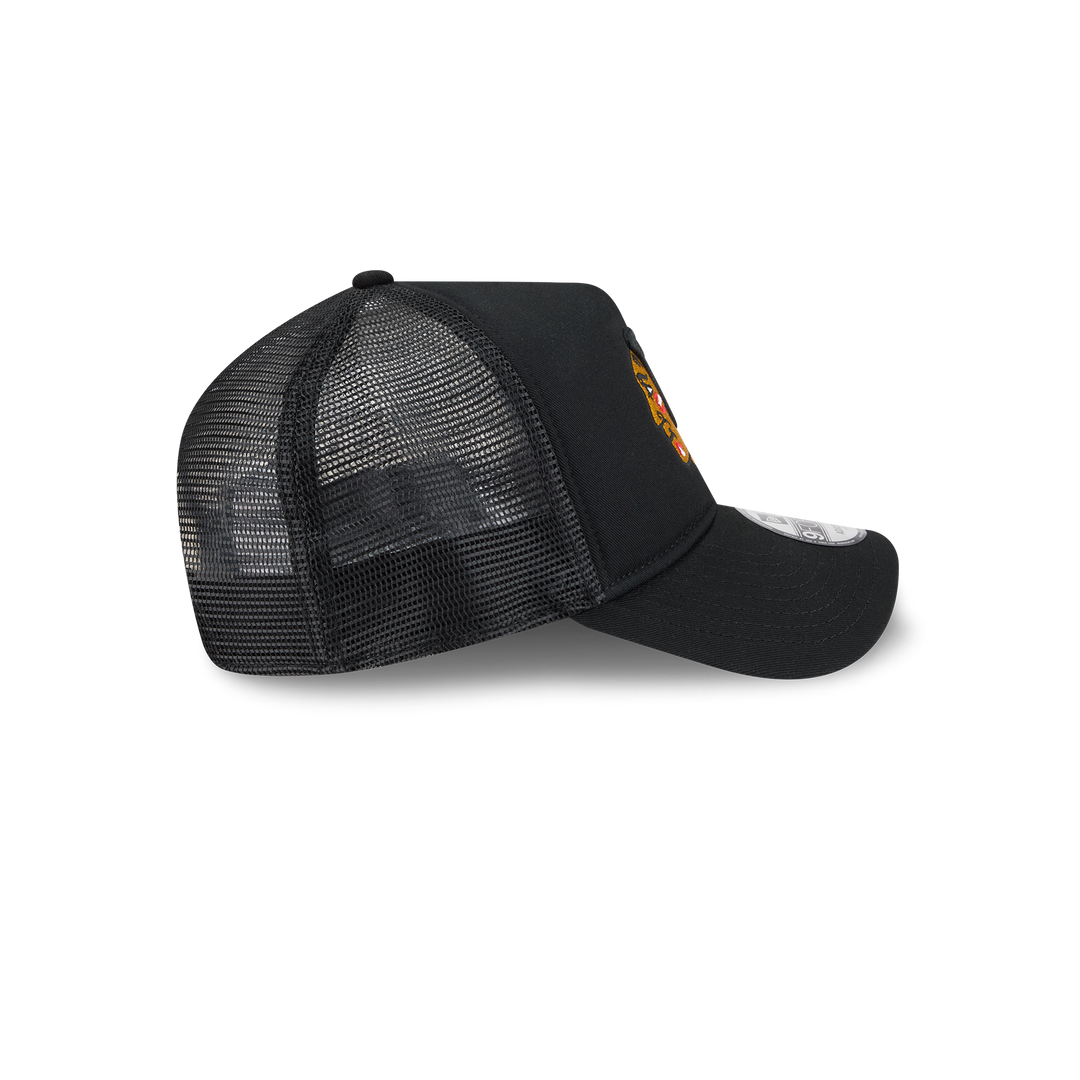 New Era Chicago Blackhawks 9FORTY A-Frame Trucker Snapback
