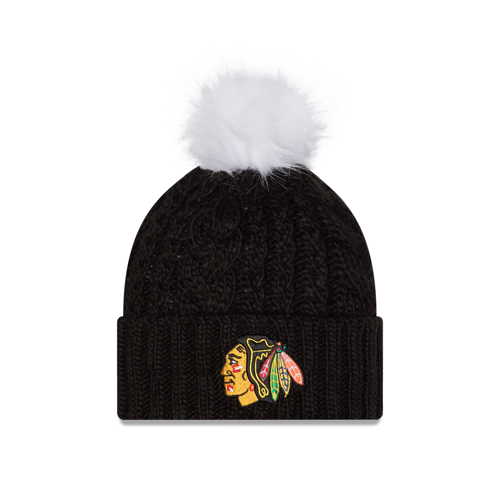 New Era Youth Chicago Blackhawks Double Pom Knit Hat – CBH Shop