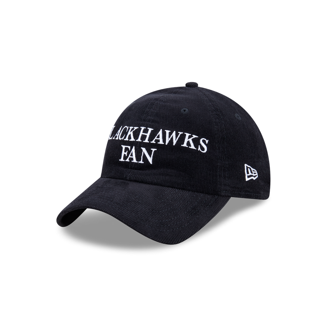 New Era Chicago Blackhawks Corduroy Blackhawks Fan Adjustable Cap