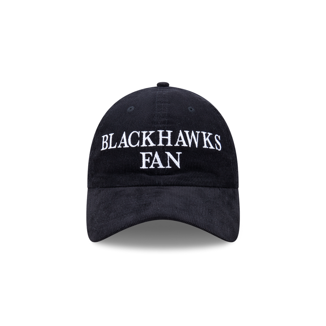 New Era Chicago Blackhawks Corduroy Blackhawks Fan Adjustable Cap