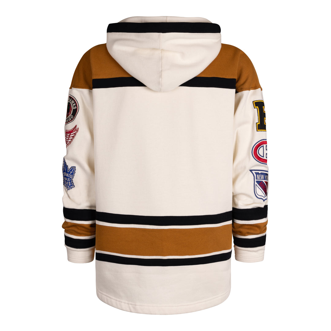 '47 Chicago Blackhawks Original 6 Fleece Lace Jersey Style Hood