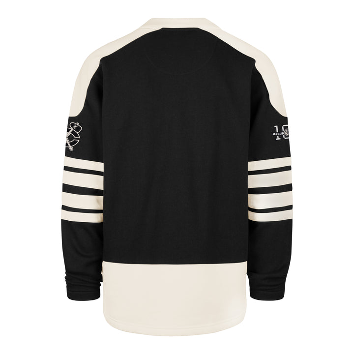 '47 Chicago Blackhawks Centennial Sweep Check Eternal Lacer Crewneck